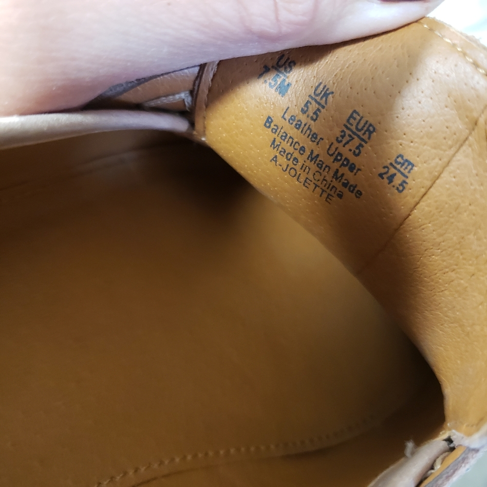 Franco Sarto | Genuine Leather Flats Loafers 7.5 - Picture 12 of 16